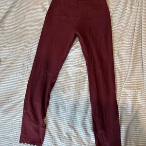Lululemon Maroon Align Leggings